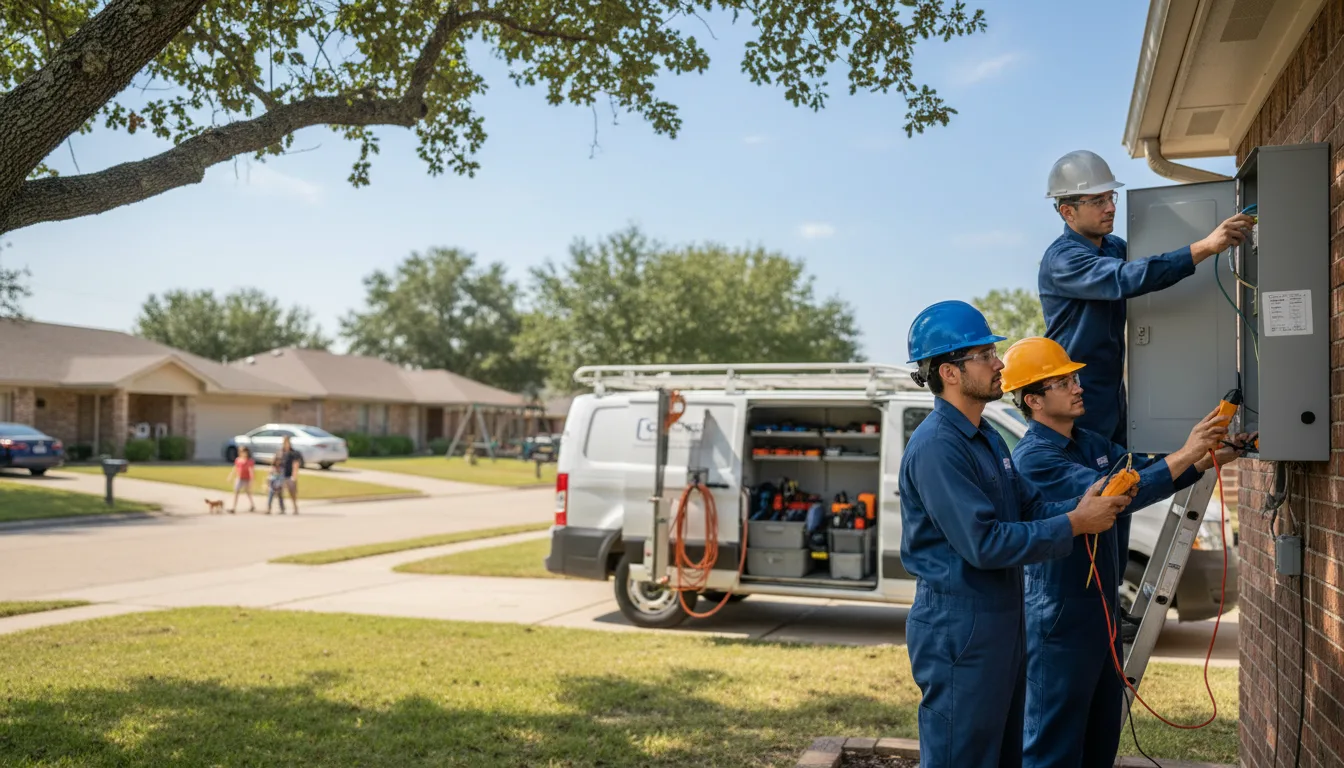 Certified electrician providing emergency electrical services in Whittemore, IA